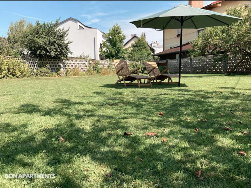 Huge Bbq Garden 2, Spacious Flat, Ac, Free Parking 2 Любляна Екстер'єр фото
