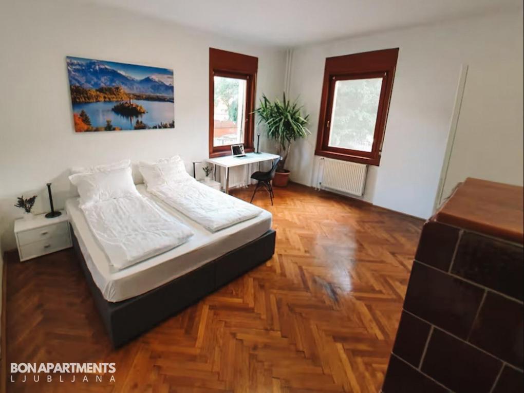 Huge Bbq Garden 2, Spacious Flat, Ac, Free Parking 2 Любляна Екстер'єр фото
